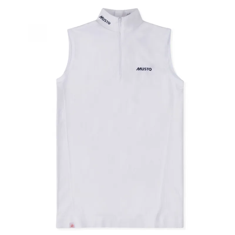 Musto Women's Performance Sleeveless Stock Shirt - White